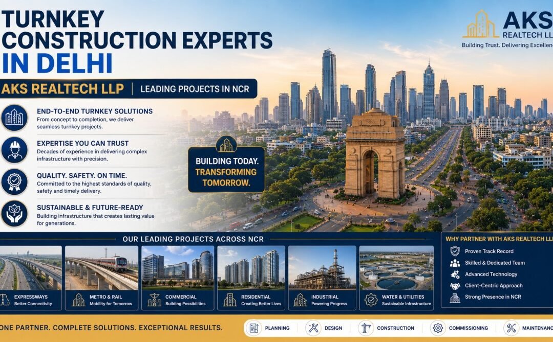 Top Turnkey Construction Experts in Delhi | AKS Realtech LLP Leads the Way